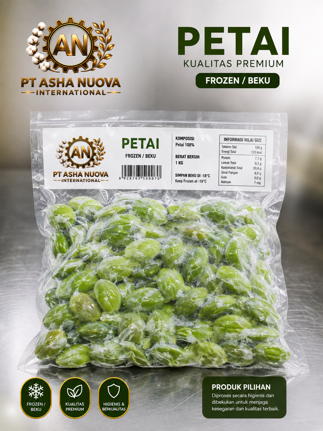 Frozen Petai (Stink Bean)
