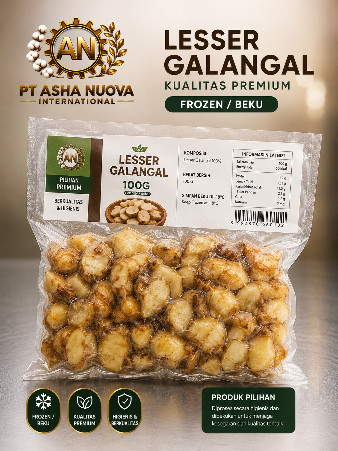 Frozen Galangal